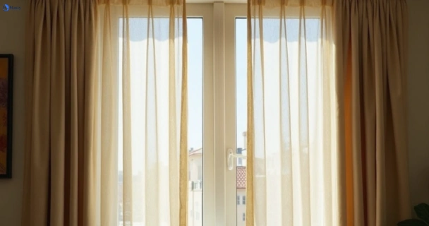Dull dusty drapes in kingsgrove-nsw before professional cleaning